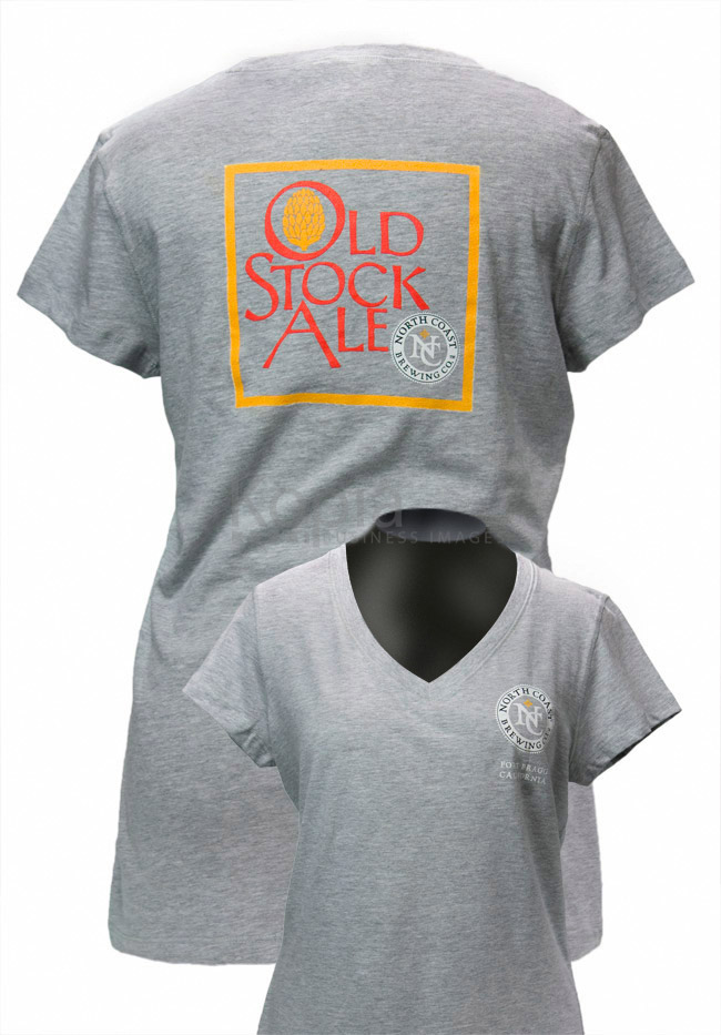 Old-Stock-Womens-t-v-neck-grey